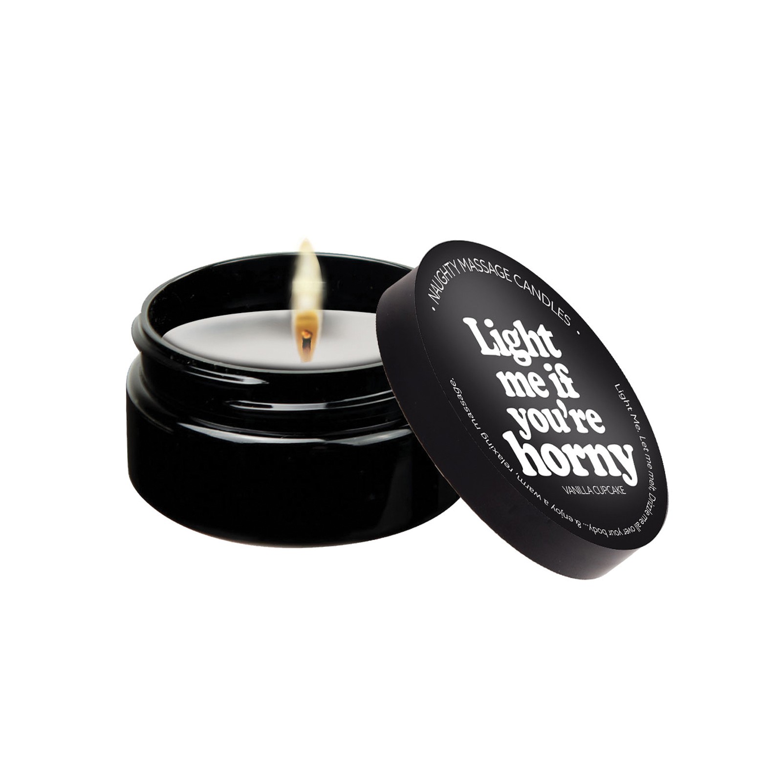 Kama Sutra Mini Massage Candle 2 oz Light Me if Youre Horny