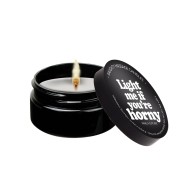 Kama Sutra Mini Massage Candle 2 oz Light Me if Youre Horny