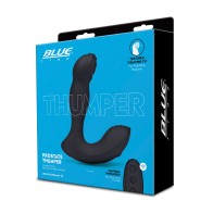 Vibrating Prostate Thumper with Remote - Black