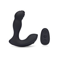 Vibrating Prostate Thumper with Remote - Black