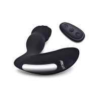 Vibrating Prostate Thumper with Remote - Black