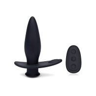 Blue Line Vibrating Anal Plug Pointer Black