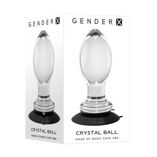 Plug Crystal Ball Gender X con Ventosa