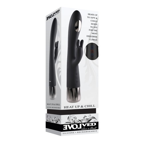 Evolved Heat Up and Chill G-Spot Rabbit - Black