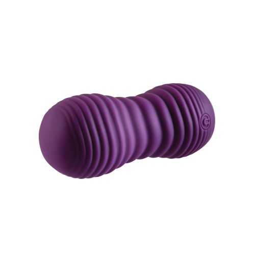 Evolved Eager Egg Vibrating Thrusting Remote - Purple