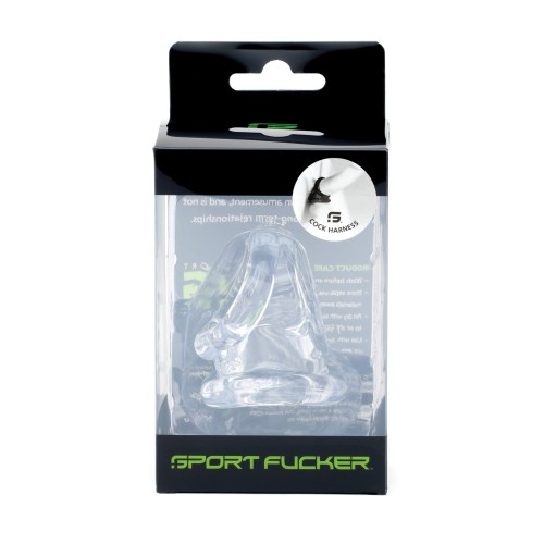 Sport Fucker Cock Harness Clear - Slim and Comfort