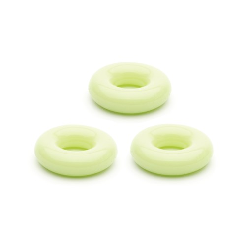 Sport Fucker Chubby Cockring Pack of 3 Glow