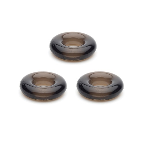 Pack de 3 Cockrings Chubby Sport Fucker - Ahumado