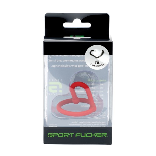 Sport Fucker Cum Stopper Rojo Juguete Adulto