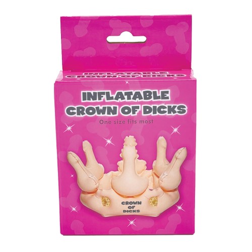 Inflatable Crown of Dicks Party Accessory