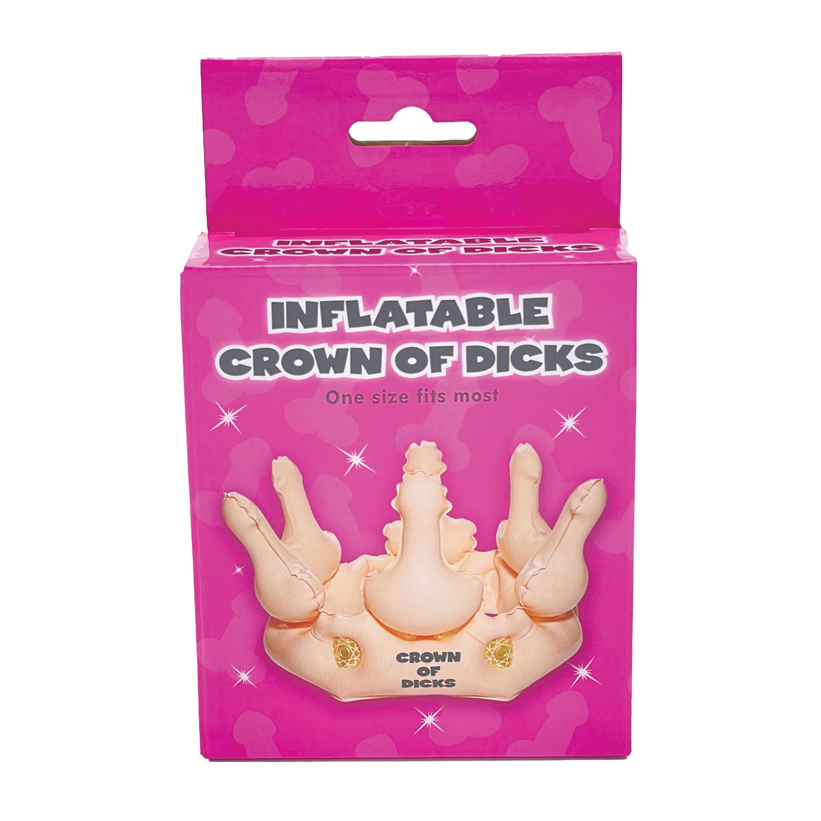 Inflatable Crown of Dicks Party Accessory