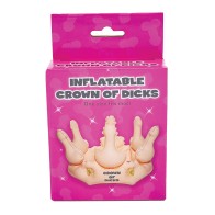 Inflatable Crown of Dicks Party Accessory