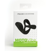 Anillo de pene Motovibe Pulse Sport Fucker - Negro