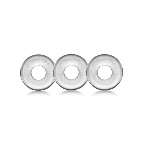 Oxballs Ringer Donut Clear Pack of 3 - Cockrings