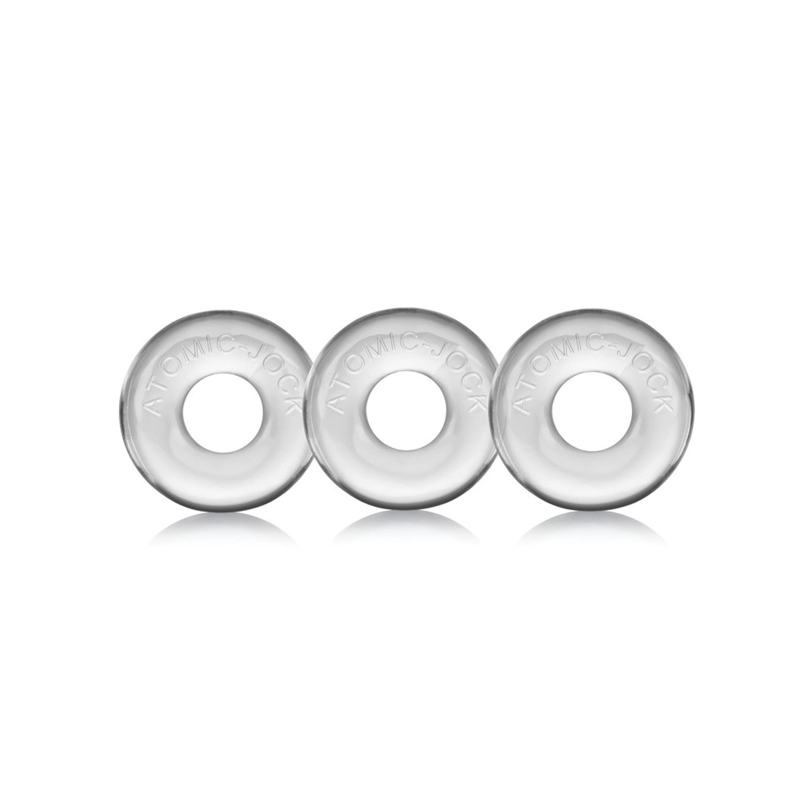 Oxballs Ringer Donut Clear Pack of 3 - Cockrings