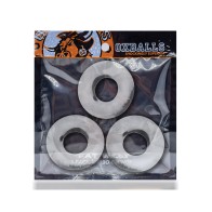 Paquete de 3 Anillos de Pene Jumbo Oxballs Fat Willy