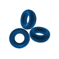 Oxballs Fat Willy 3 Pack Jumbo Cock Rings Space Blue