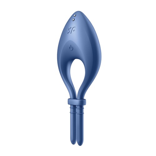 Vibrador Anillo Satisfyer Bullseye - Azul