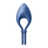 Satisfyer Bullseye Ring Vibrator - Blue