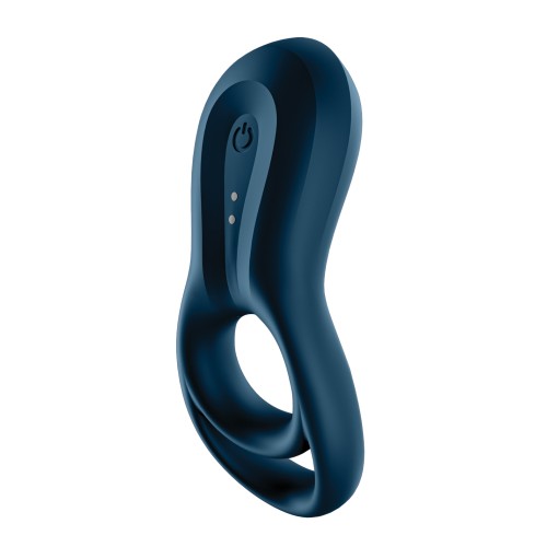 Satisfyer Epic Duo Ring Vibrator Dark Blue