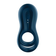 Satisfyer Epic Duo Ring Vibrator Dark Blue