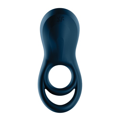 Vibrador Anillo Satisfyer Epic Duo Azul Oscuro