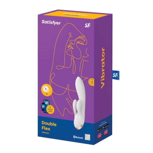 Satisfyer Double Flex Rabbit Vibrator - Dual Stimulation