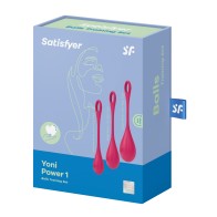 Satisfyer Yoni Power 1 Training Set Red