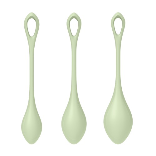 Set de Bolas Yoni Power 2 de Satisfyer para Entrenamiento del Suelo Pélvico