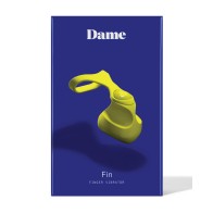 Dame Fin Finger Vibrator - Citrus