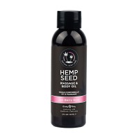 Aceite de Masaje Zen Berry Rose Earthly Body para Masajes Sensuales