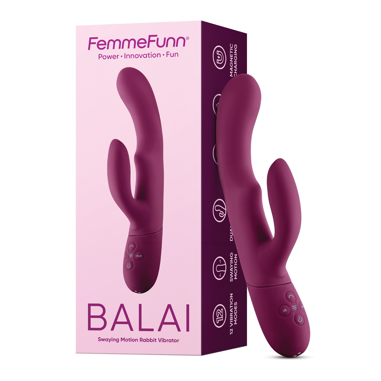 Femme Funn Balai Swaying Rabbit - Fuchsia