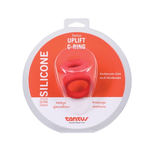 Tantus Uplift C Ring Crimson