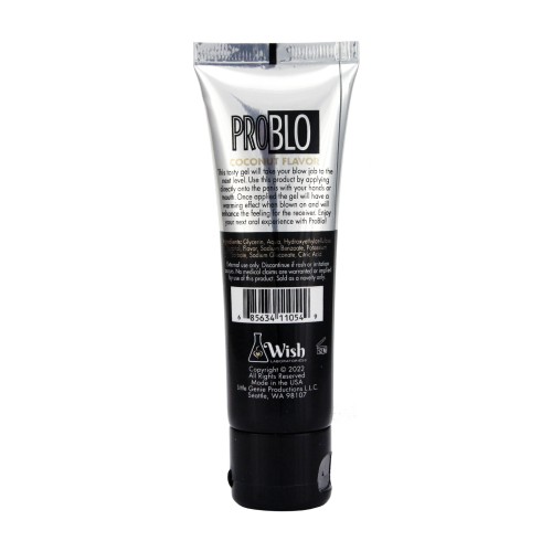 Pro Blo Coconut Oral Pleasure Gel