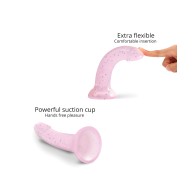 Love to Love Curved Suction Cup Dildolls Starlight Pink