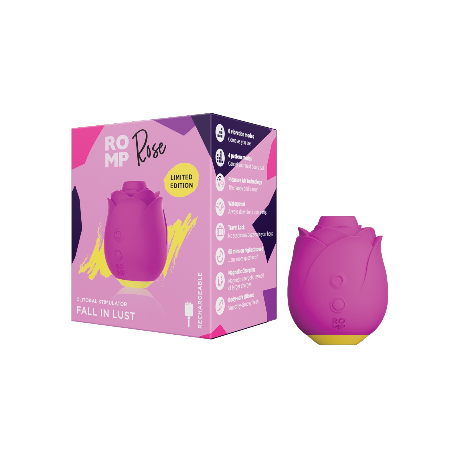 Romp Rose Clit Stimulator Pink