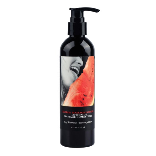 Earthly Body Hemp Seed Night Edible Lotion Watermelon 8 oz