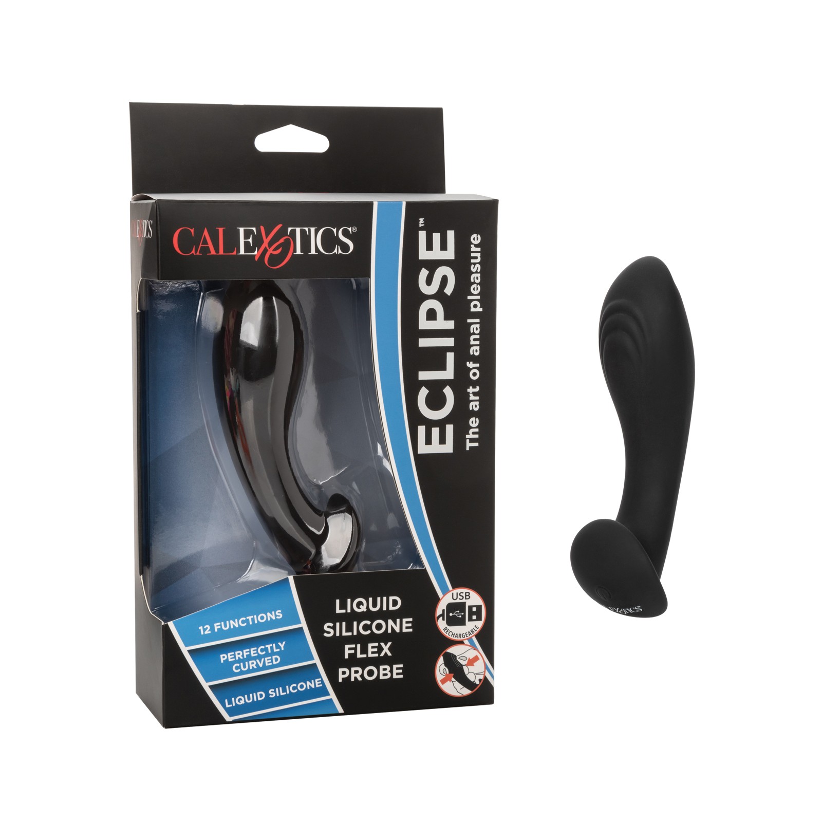 Probe Flexible de Silicona Líquida Eclipse Negro