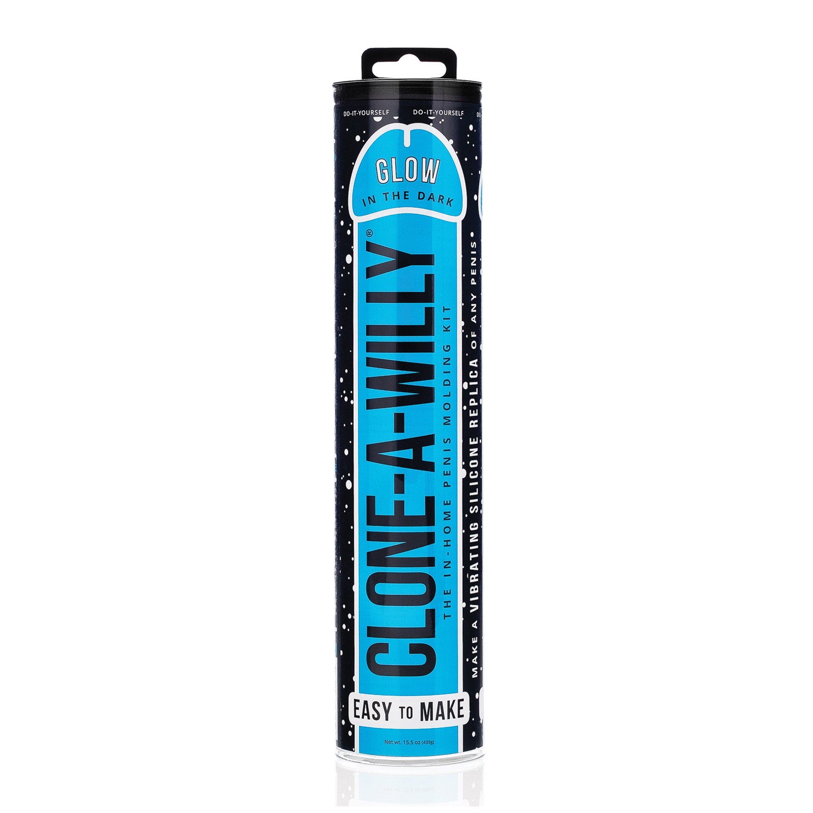 Clone-A-Willy Kit Vibrating Glow in the Dark - Blue