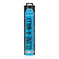 Clone-A-Willy Kit Vibrating Glow in the Dark - Blue