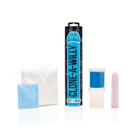 Clone-A-Willy Kit Vibrating Glow in the Dark - Blue