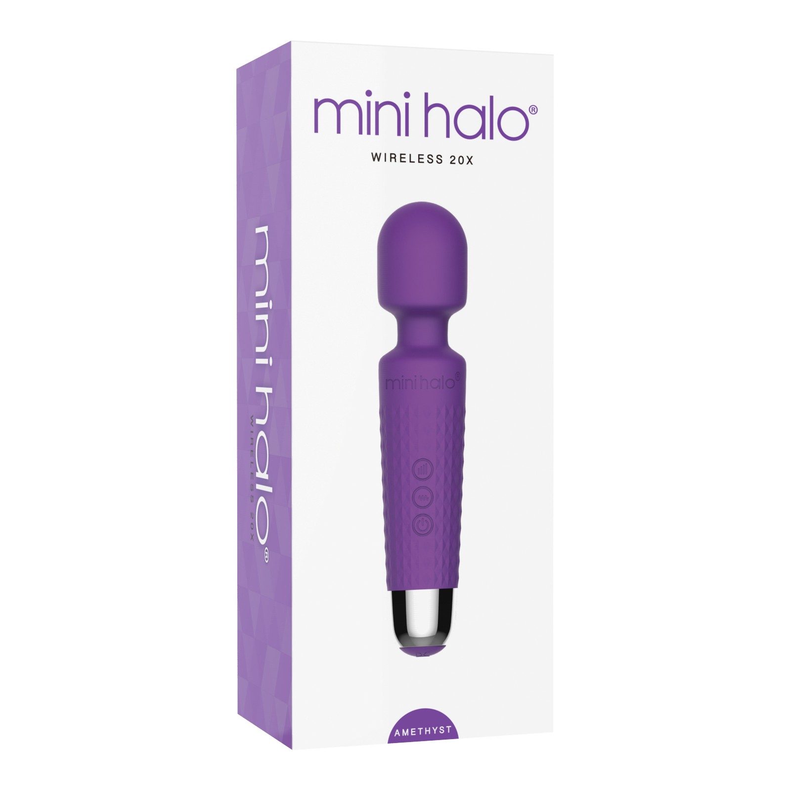 Mini Halo Wireless Wand with 20 Vibration Settings