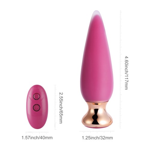 Doro Plus Vibrating Anal Plug - Pink