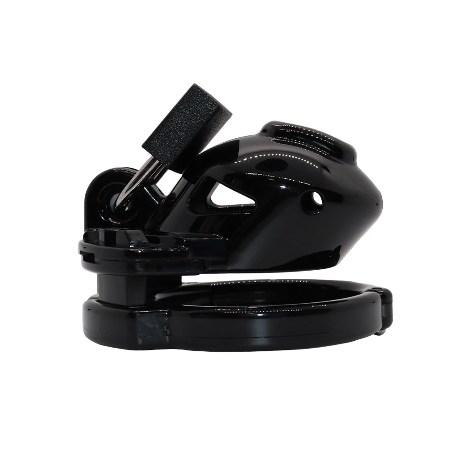 Locked In Lust The Vice Micro Chastity Cage Black