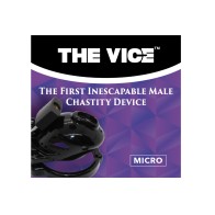 Locked In Lust The Vice Micro Chastity Cage Black