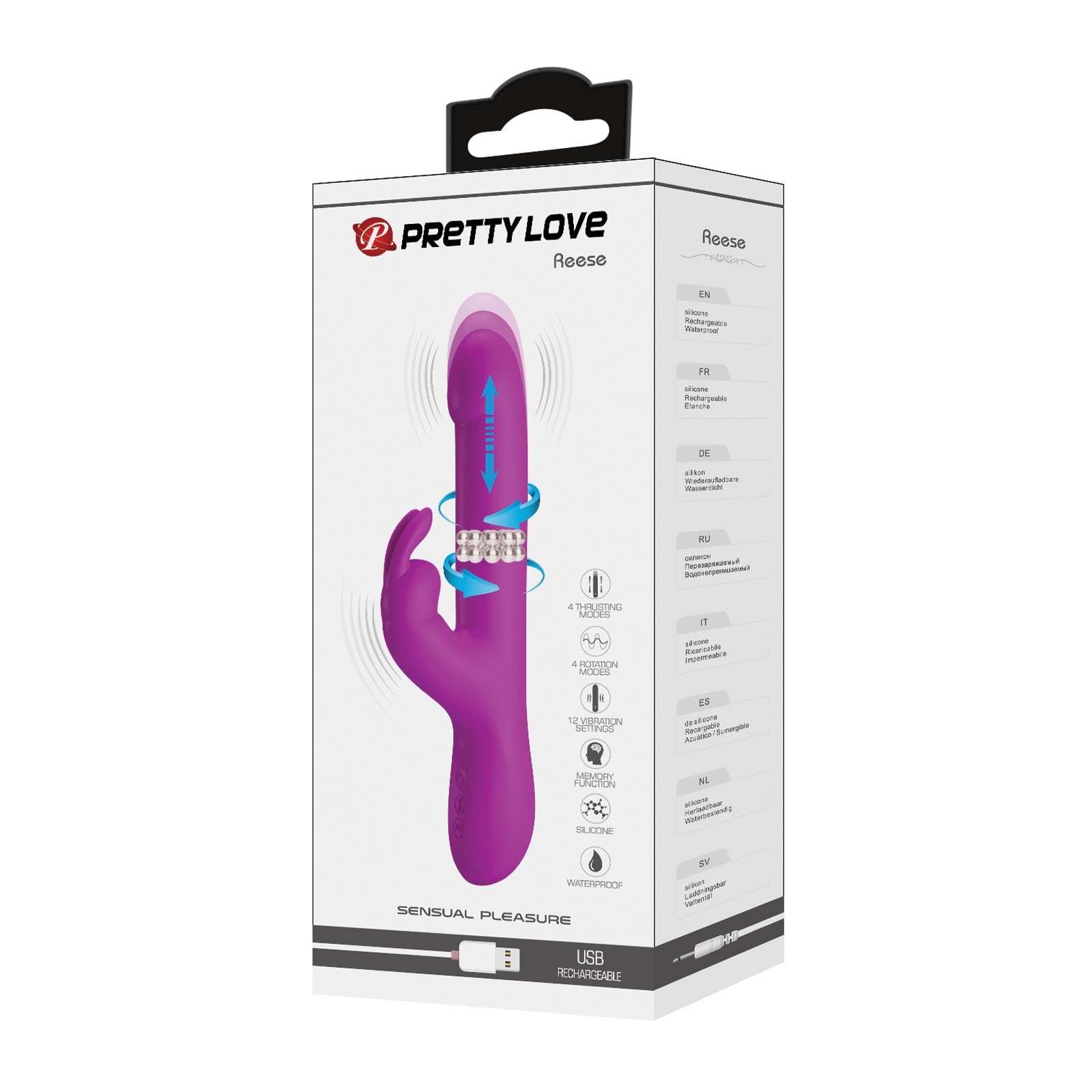 Vibrador Conejito Fucsia Pretty Love Reese