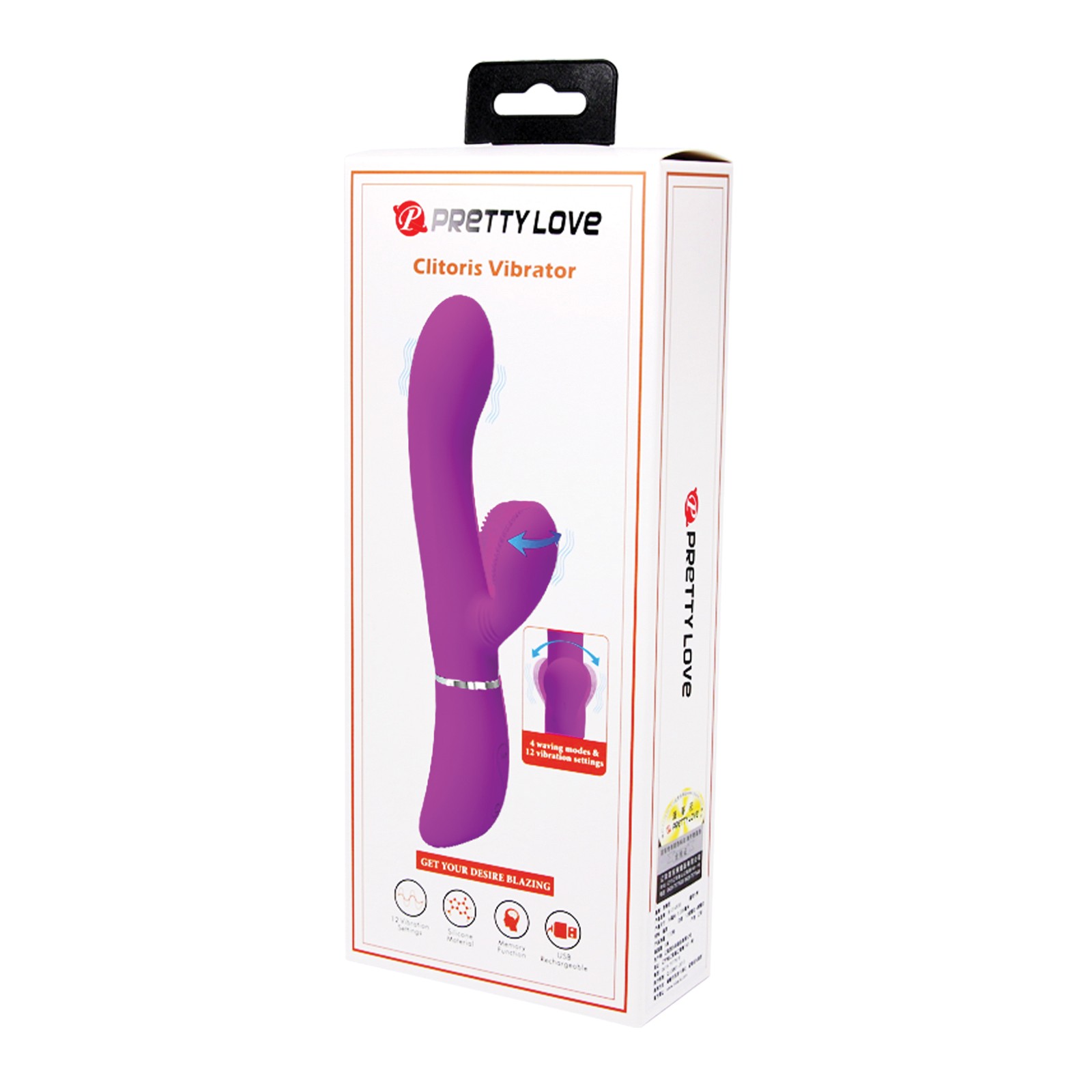 Conejito Vibrador Moving Side to Side de Pretty Love