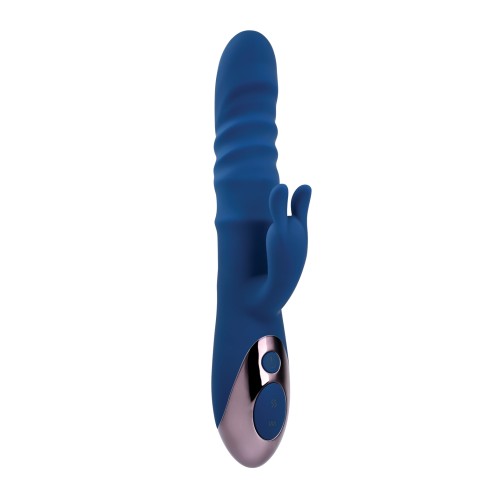 Evolved The Ringer Rechargeable Thrusting Rabbit - Blue