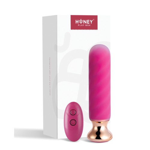 Rose Twister Vibrating Anal Plug con Control Remoto