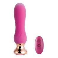 Pink Holic Curved Remote Vibrating Anal Plug